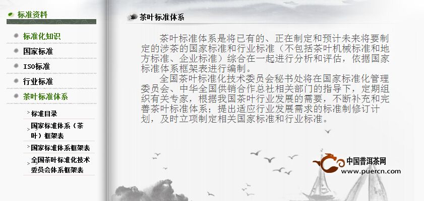 云南普洱茶到底有没有标准?